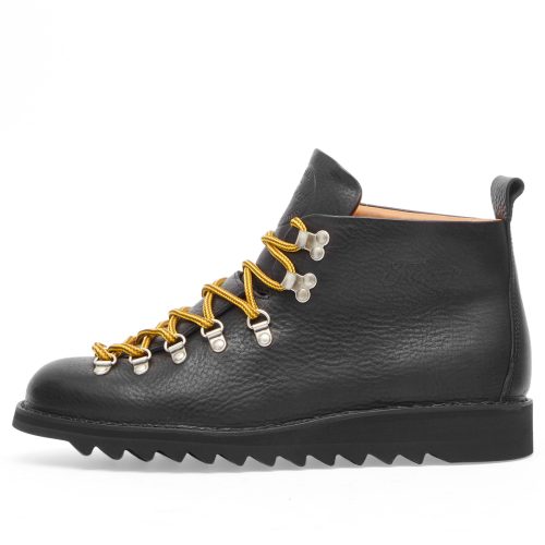 Fracap M120 Scarponcino Boots in Endless Black Leather UK at SEIKK